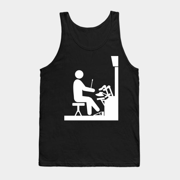 DrumMania Tank Top by MusicGameShirts